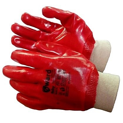 Перчатки МБС с ПВХ покрытием с манжетом-резинкой (ГРАНАТ)