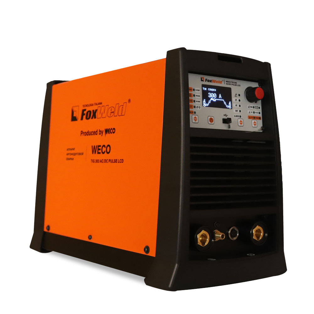 Аппарат аргонодуговой сварки WECO TIG 303 AC/DC PULSE LCD ⭐ glavsvarka33 Аппарат аргонодуговой сварки WECO TIG 303 AC/DC PULSE LCD