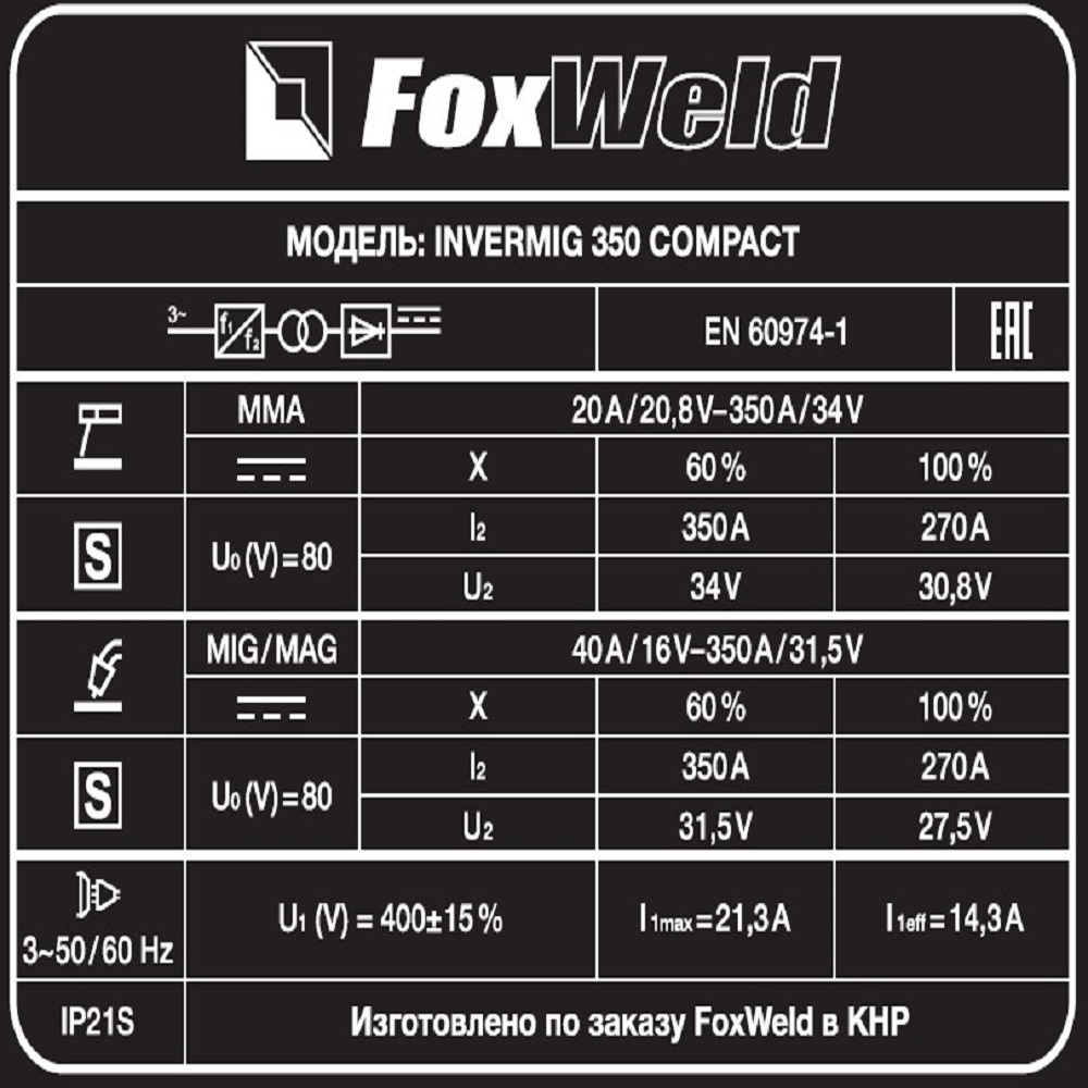 Сварочный полуавтомат Invermig 350 Compact ⭐ glavsvarka33 Сварочный полуавтомат Invermig 350 Compact — изображение 8